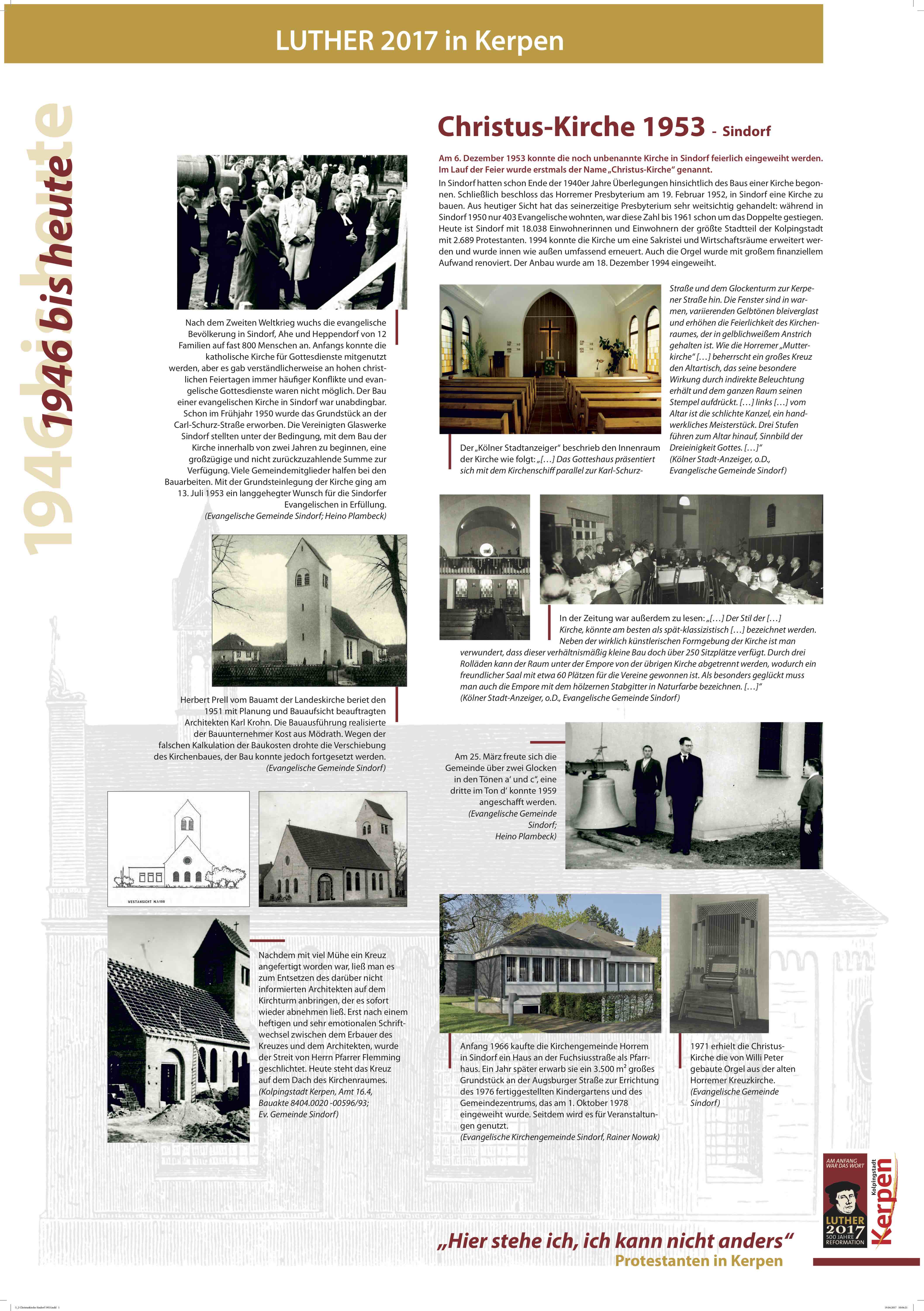 5 2 Christuskirche Sindorf 1953 NEU kl kl